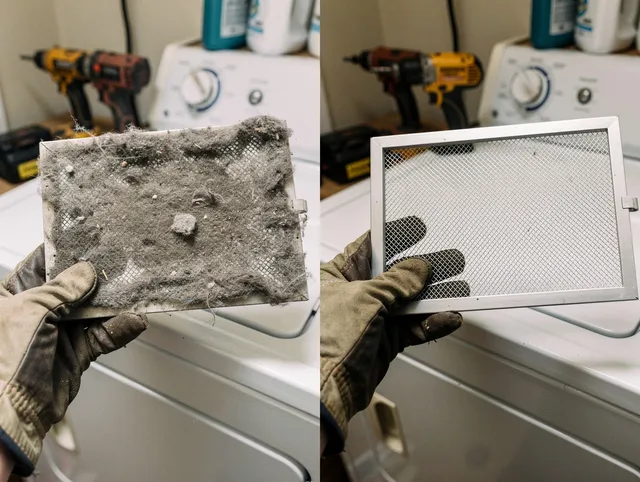 Professional lint trap cleaning by Bonita Springs Dryer Vent Cleaning in Bonita Springs