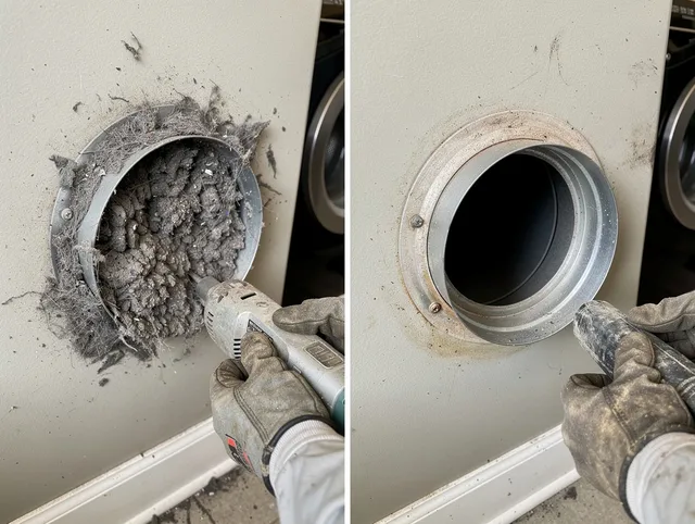 Professional clogged vent cleaning by Bonita Springs Dryer Vent Cleaning in Bonita Springs