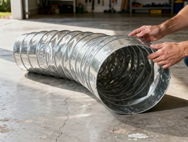 Bonita Springs Dryer Vent Cleaning specialist using advanced equipment for thorough duct cleaning in Bonita Springs