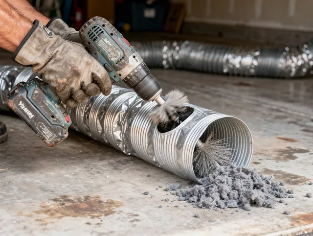 Professional duct cleaning by Bonita Springs Dryer Vent Cleaning in Bonita Springs