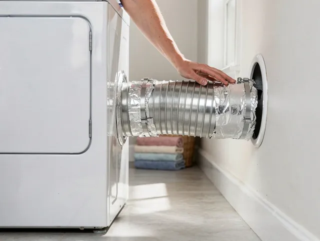 Professional dryer vent hose installation by Bonita Springs Dryer Vent Cleaning in Bonita Springs